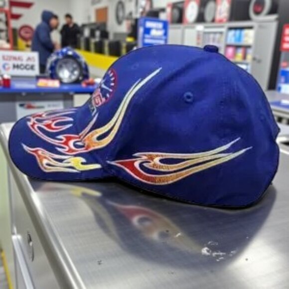 Head Shots Rusty Wallace Racing Experience Ball Cap Sports Flame NASCAR Snapback - Picture 4 of 7